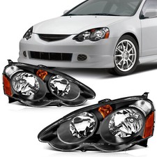 Fits 2002-2004 Acura Rsx Front Headlights Assembly Lamps Replacement Left Right