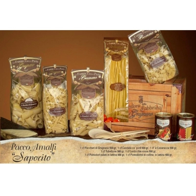 LA FABBRICA DELLA PASTA DI GRAGNANO "Tasty Amalfi Pack" Pasta di Gragnano PGI.