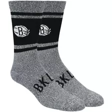 Brooklyn Nets NBA PKWY Varsity Crew Socks Large Fits 6-12 Durant Irving Blake