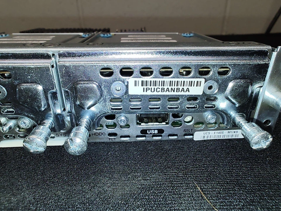 Cisco UCS Single-Wide Server UCS-E140S-M1/K9 w/16GB RAM 2TB HDD & 2 8GB SD Cards - Image 3 of 4