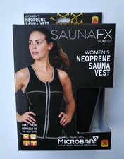 Gilet De Sauna Femme SaunaFX SaunaTek Néoprène Taille XL Neuf Avec étiquettes