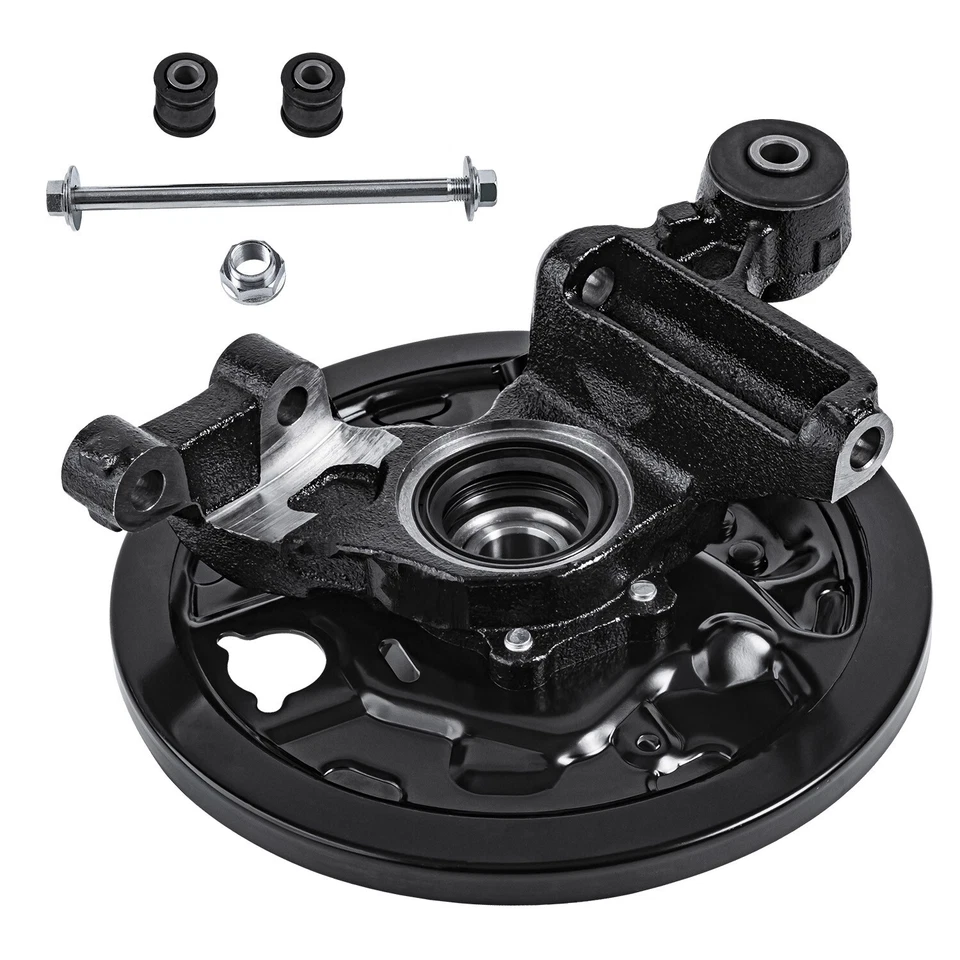 Rear Left Steering Knuckle with Wheel Bearing Hub for 2001-2008 Subaru Forester - Image 3 of 4