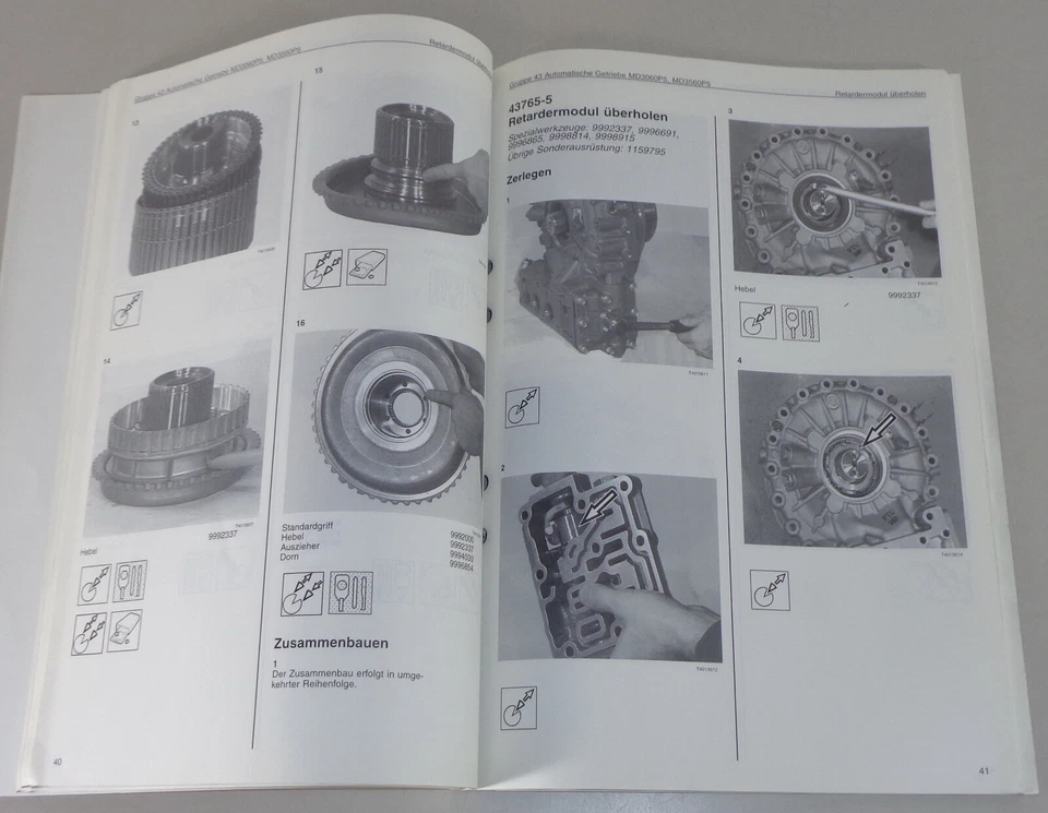 Manual De Taller Volvo Camión FL6 Transmisión MD 3060 / MD 3560 De 7/1999 - Imagen 3 de 3
