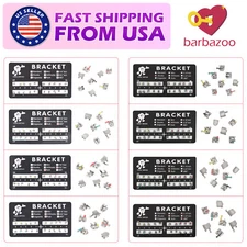 Dental Brackets Orthodontic Brace Metal Monoblock Mini Roth MBT 022 345 Hook