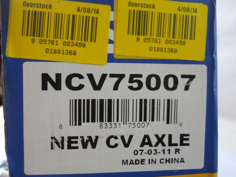 CV Axle Half Shaft Assembly New Front Left NCV For; Kia Sportage 1995-2000 - Image 4 of 4