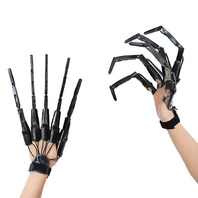 PUNELE Halloween cosplay skelet handen en klauw handschoenen voor flexibele vingermaten feestaccessoires