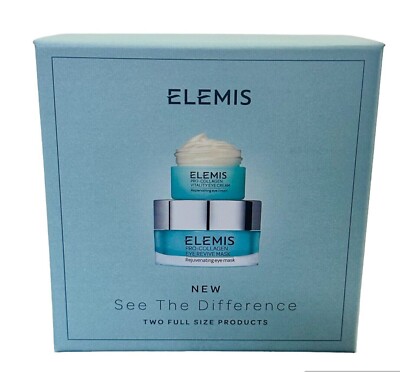 Elemis Pro-Collagen Vitality Eye Cream & Eye Revive Mask 15ml Duo Exptn 2027 Box