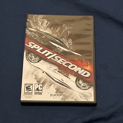 Split/Second (PC, 2010) Complete With Manual Black Rock Studio Disney