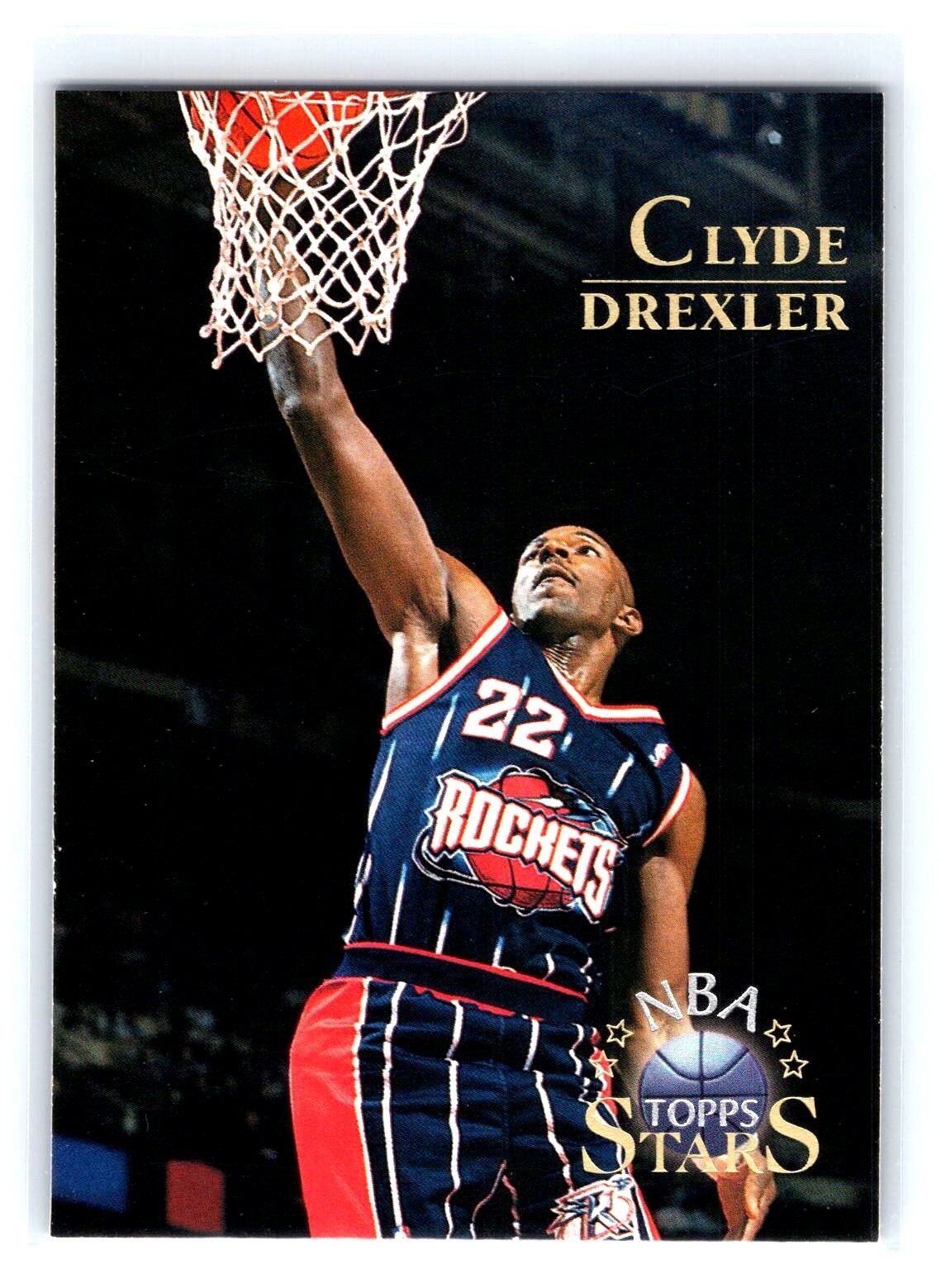 1996 Topps Stars Members Only #14 Clyde Drexler Houston Rockets