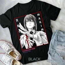 chainsaw man Makima Eyes New T-Shirt,Anie,Anga,Horror,All Size,top anime