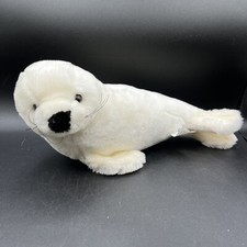 Vintage -Sea World -White Seal Pup Plush - 14" Stuffed Animal