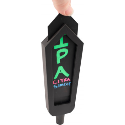 Chalkboard Tap Handle - w/ Metal Chalk Plate - Homebrew Draft Keg Beer Kegerator