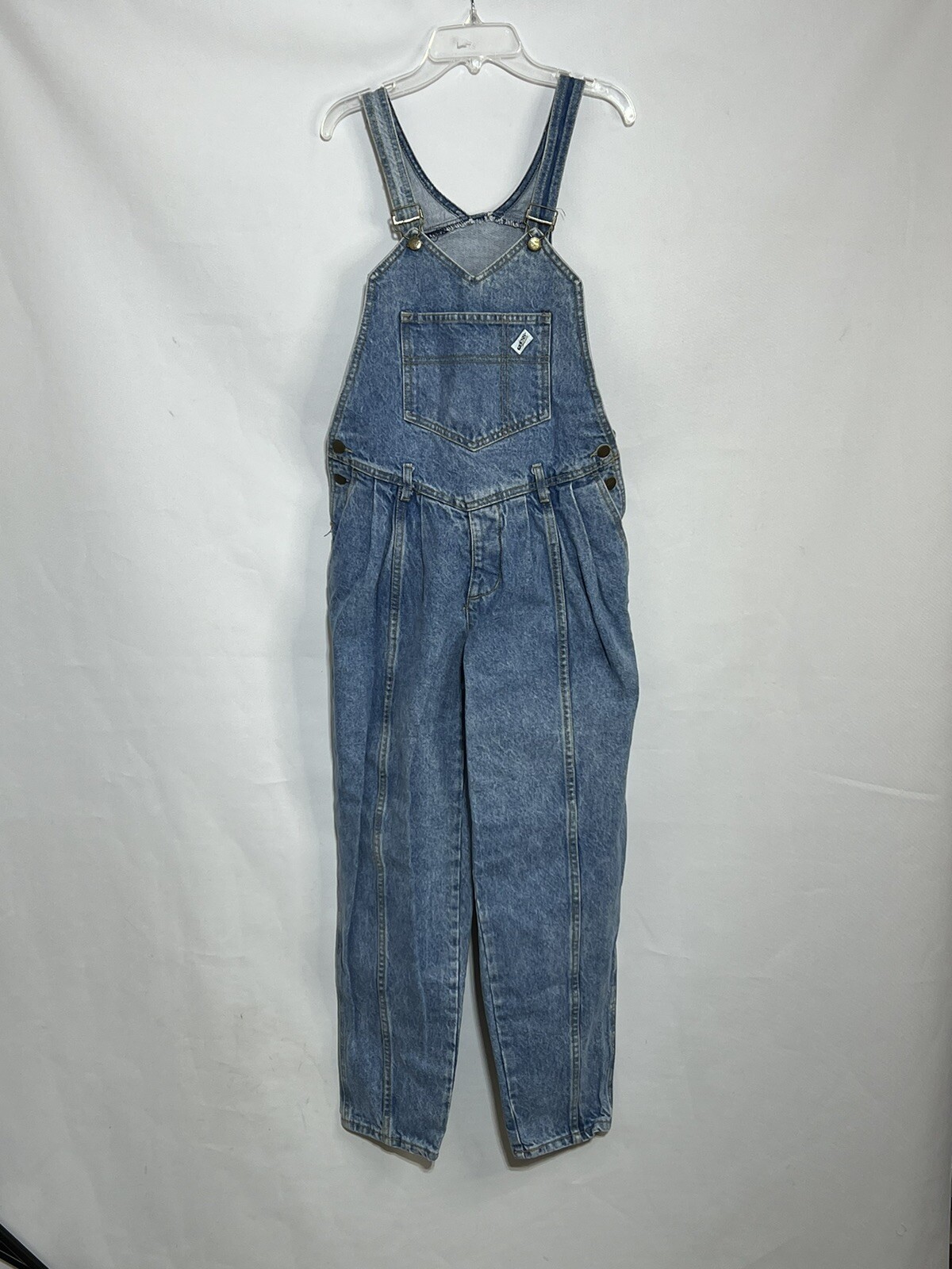 Vintage 1980's Guess by Georges Marciano Women's Denim Overalls Sz 2 USA Made image 2
