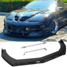 Front Bumper Lip Splitter Spoiler Body Kits & Strut Rods For Pontiac Firebird