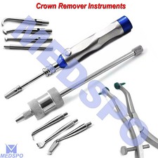 Dental Forceps Temporary Crown Remover Pliers Bridge Automatic Gun Manual Attach
