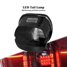 Smoke LED Brake Tail Lights Indicator For Harley Dyna Low Rider Fat Street Bob