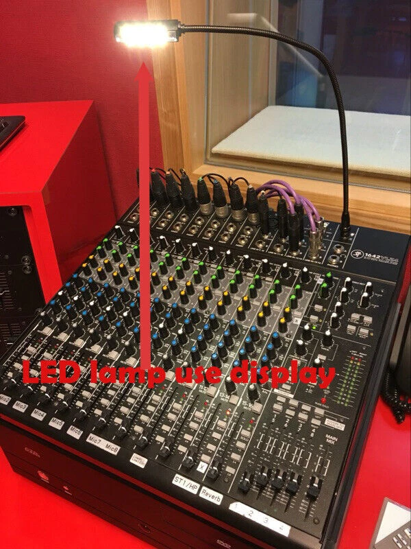 XLR 4Pin Flexible 4LED DJ Mixer Light Lamp For Allen & Heath iLive T-112 - Image 3 of 3