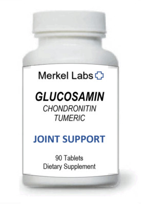 Extra -- Double Strength Glucosamine, Chondroitin & Tumeric Joint Support 90 ct