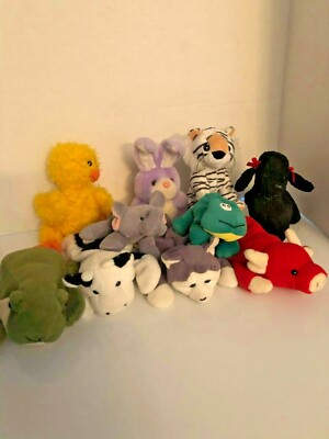 Animal Plush Toys! Cute & Fluffy! Many Different Animals like Frog, Dog, etc.