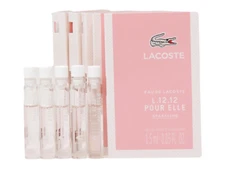 LACOSTE L.12.12 POUR ELLE SPARKLING EDT 1.5ml .05fl oz x 5 PERFUME SAMPLES