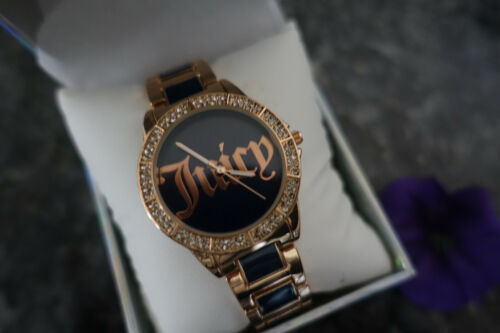 Juicy couture black label watch JC1308NVRG New in box gold tone - Picture 7 of 12
