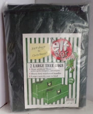 Set of 2 Heavy Duty Christmas Tree Bags Waterproof Large Stores u to 7.5ft Trees