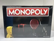 Monopoly Stephen King IT Board Game Hasbro Games New Halloween Fun.