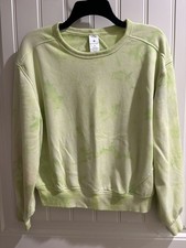 Member's Mark Women's French Terry Dropped Shoulder Tie Dye Sweatshirt Small