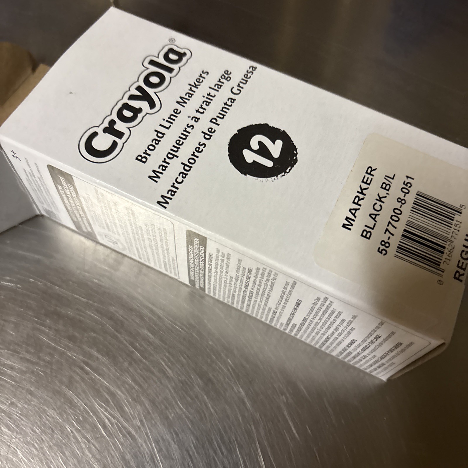 Crayola 12 Count Black Original Bulk Markers