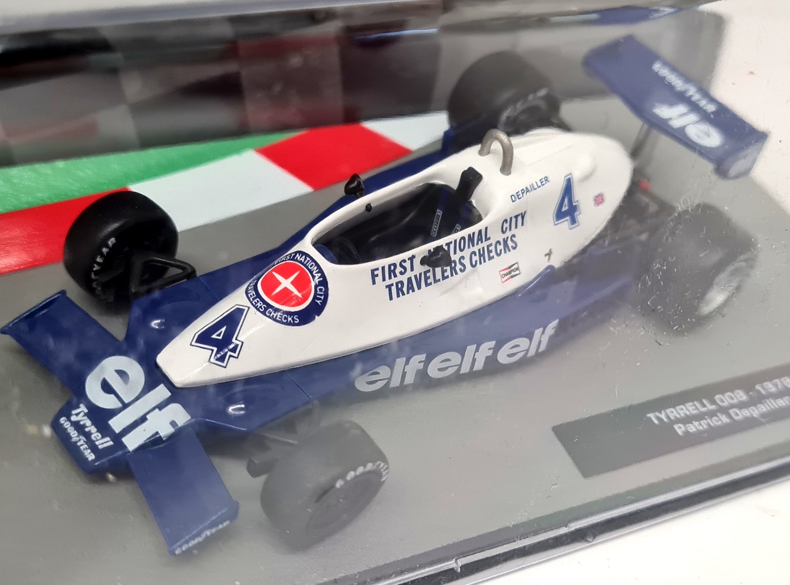 Atlas 1/43 - Tyrrell 008 1978 Patrick Depailler Diecast Model F1 Car