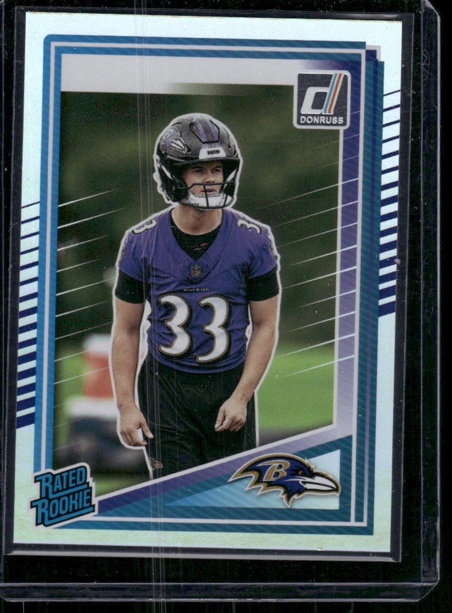 2025 Donruss Football Tyler Loop No Name Rookie #382 SSP
