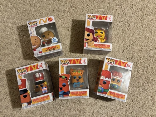 Funko Pop McDonald’s Ad Icons Lot Of 5 Speedee Birdie McNuggets NIB