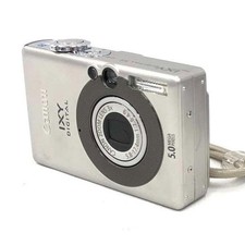 Canon IXY DIGITAL 55 Silver Compact Digital Camera Tested Working Japan