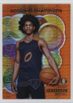 2023 Goodwin Champions Platinum Orange Prism /499 Scoot Henderson Rookie RC 18uq
