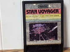 Star Voyager (Atari 2600, 1982), cleaned and tested, loose cartridge Poor Label 