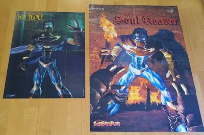 Legacy of Kain - Soul Reaver (2 Poster) [RAR/Vintage] Sehr guter Zustand 