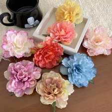 Peony Flower Hair Clip Women Large Duckbill Side Clip Beach Hair Accessory