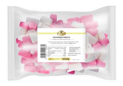 Pfefferminzbruch 500g Vorratspackung - Lühders Pfefferminzbruch 155g - 
