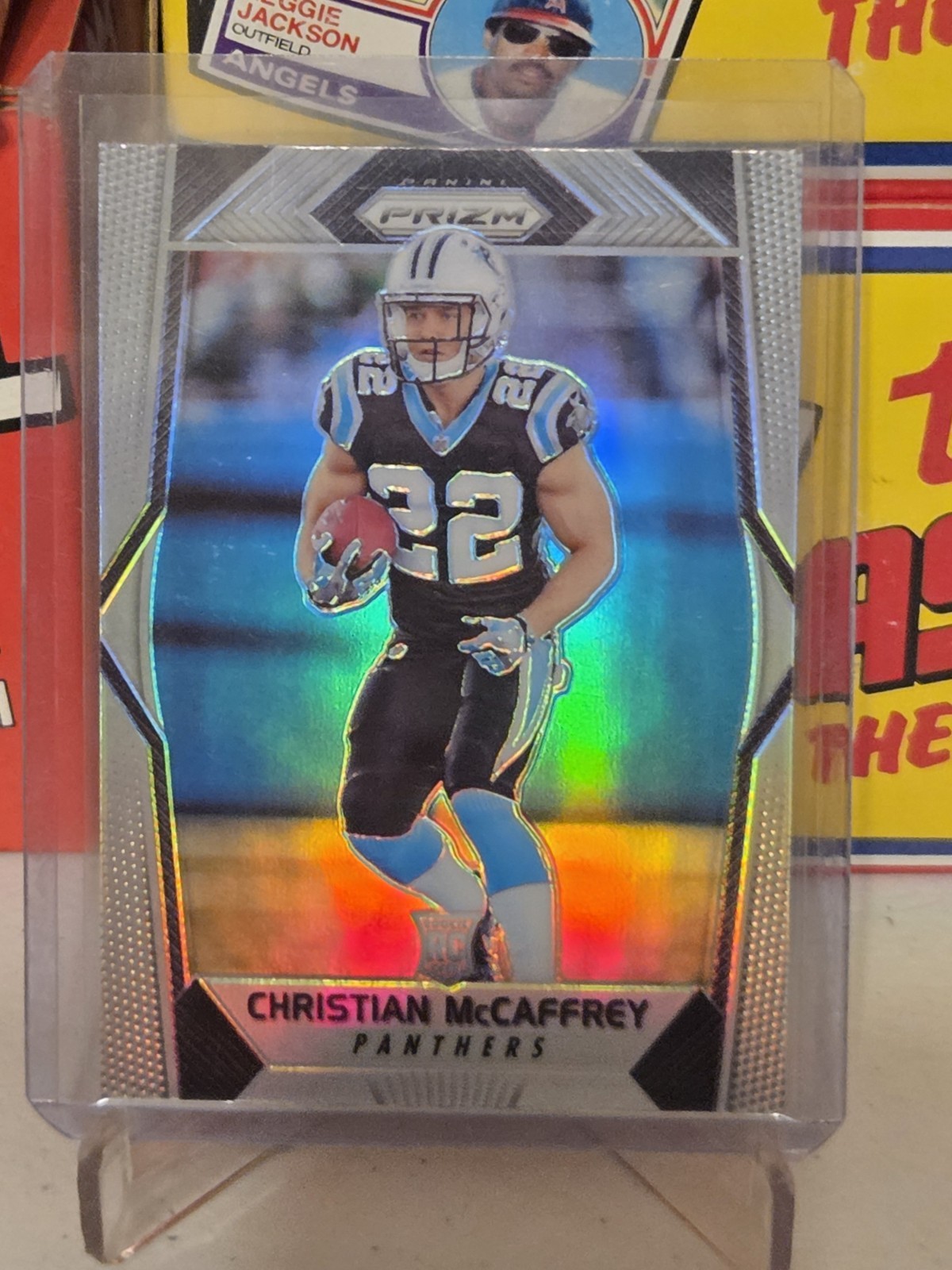 Christian Mccaffrey RC 2017 Panini Prizm SILVER ROOKIE Card #249
