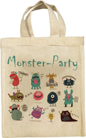 Monster Kindergeburtstag Party Mitgebsel Taschen Beutel Im 5Er Set
