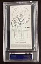 Al Davis Signed 1984 Super Bowl Ticket XVIII Raiders HOF Autograph PSA/DNA 6/10