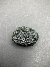 Moldavite 8.62G Museum Grade Disk Shape Tektite Chlum Czech Republic Rare AAA  