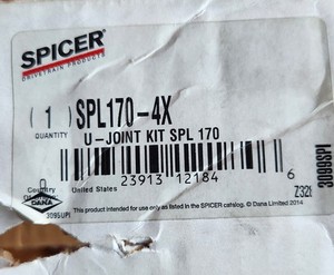 Spicer SPL1704X U joint kit