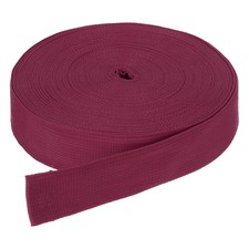 50Yard x 1 1/2" Width Nylon Webbing Strap Poly Flat Webbing Strapping Burgundy