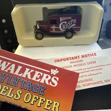 Vintage Lledo Days Gone Walkers Crisps 1934 Ford Model A Van - Promo - Boxed