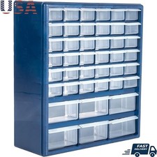 Multi-Purpose Storage Organizer W/ 42 Bins Tools Craft Supplies & Jewelry New