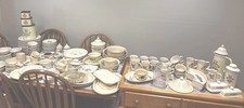 pfaltzgraff village large set vintage lot dishes  more  must look 120 pieces