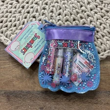 Bonne Bell Lip Smackers Winter Shimmer Collection Trio in Zip Case Y2K NEW