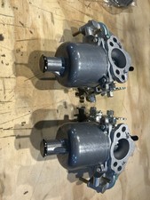 Twin Su Carburetors For Early Mgb Rebuilt By Joe Curto With New Linkages