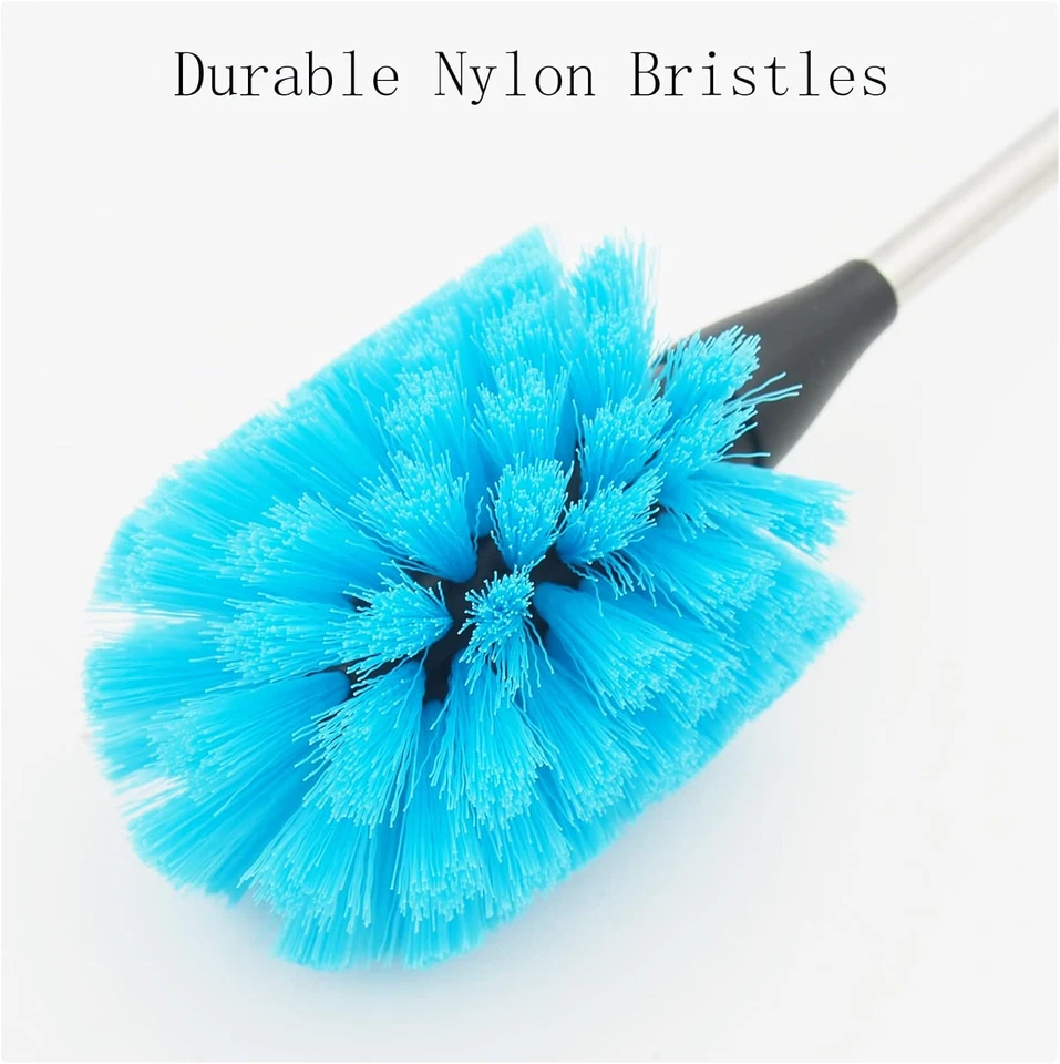 Cepillo para botellas de agua de acero inoxidable mango largo limpiador de botellas cepillo para fregar Foto 2 de 4